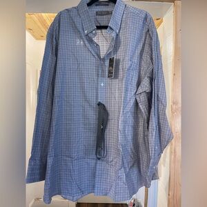 Daniel Cremieux Blue Plaid Casual Shirt